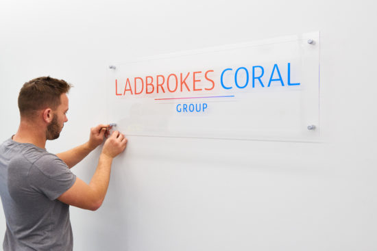 Ladbrokes Coral sign