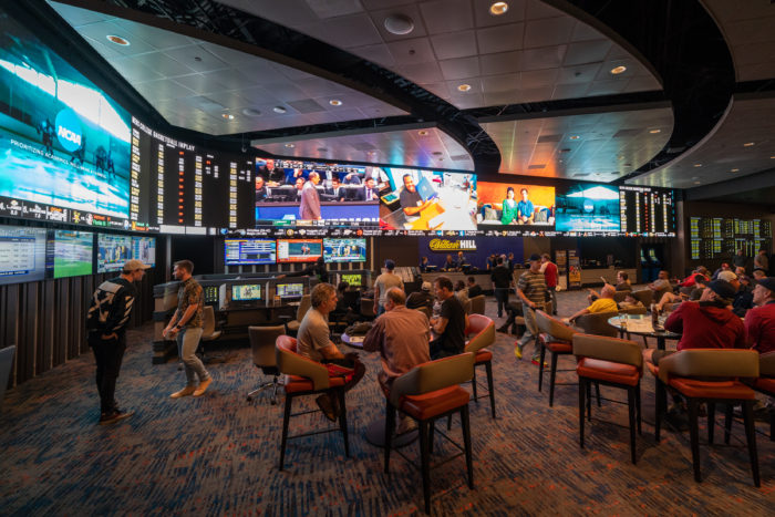 William Hill's sportsbook at The STRAT