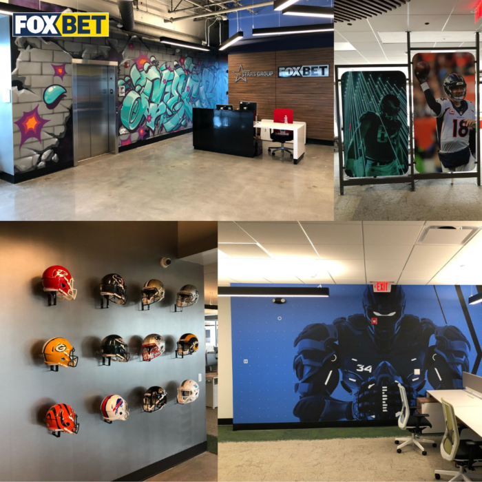 Fox Bet just refurbished its Cherry Hill office in New Jersey head of its upcoming launch in the state