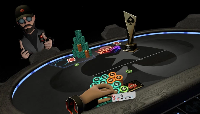 PokerStars' VR game uses virtual chips and is FTP