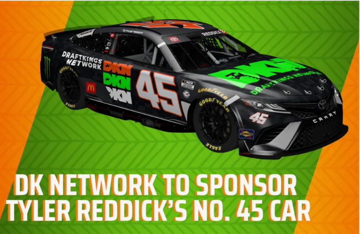 DraftKings Network in NASCAR sponsorship debut, EGR North America